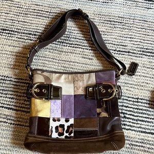 Coach patchwork crossbody bag.